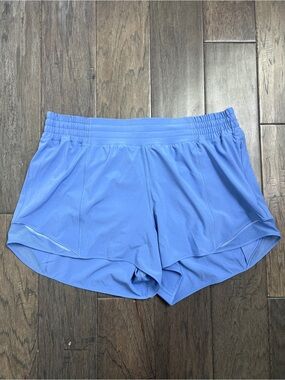 Lululemon NEW Hotty Hot High-Rise Lined Short 4" Prep Blue